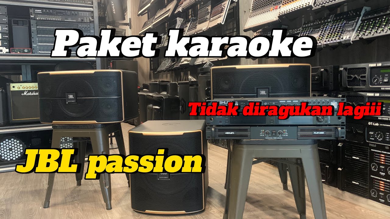 Paket karaoke JBL passion Berkualitas 🔥