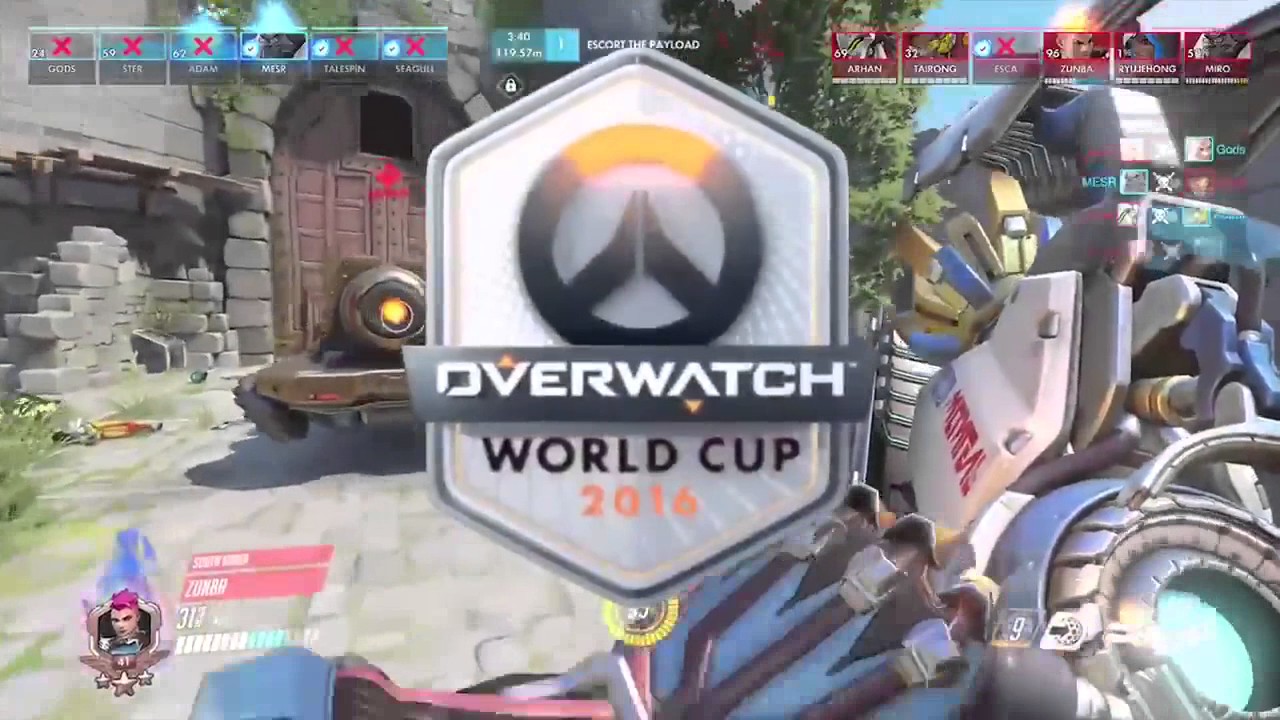 Overwatch World Cup Best Moments - Sweden, USA , Russia , Korea - ( IDDQD, Shadowburn, Arhan )