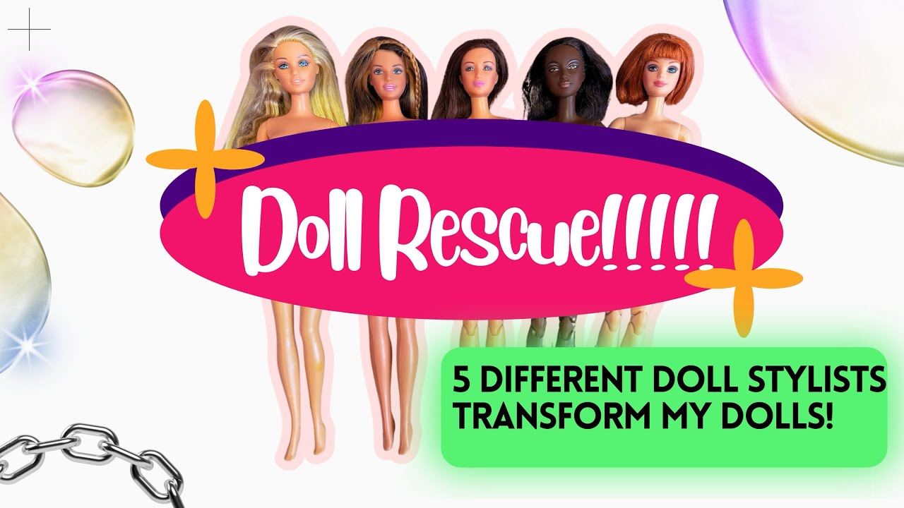 Wow! My dolls got a makeover by my fave accounts!