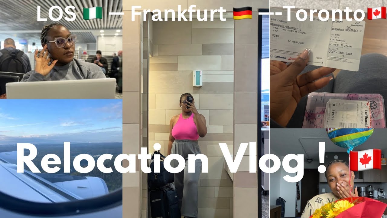 Traveling from Nigeria(Lagos)🇳🇬 to Canada(Ontario)🇨🇦/ Flying lufthansa Airline/ Travel vlog