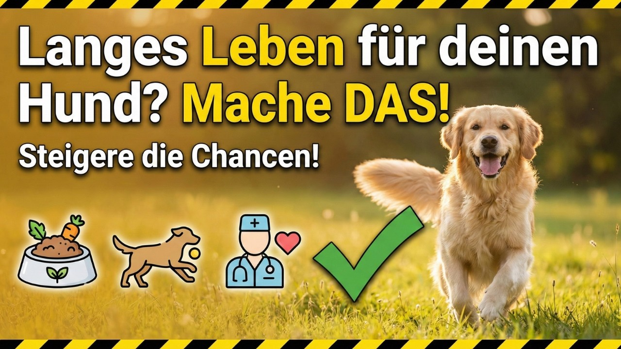 Verlängere das Leben deines Hundes mit DIESEN einfachen Tricks!🔥