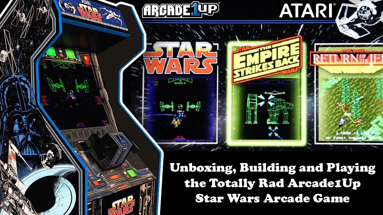 Игровой автомат Arcade1Up Star Wars | Распаковка, сборка и игровой процесс