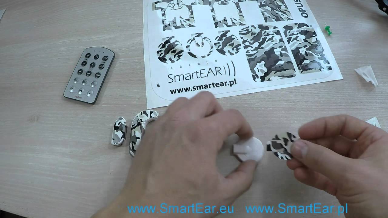 Jak nakleić skórkę SmartEar na procesor OPUS 2 Med-el