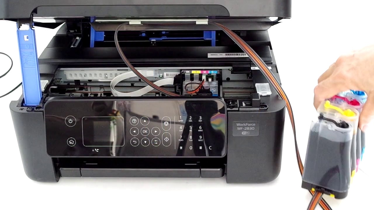 Epson WF-2830 WF-2835  avec le syst&egrave;me d'encrage en continu, CISS syst&egrave;me