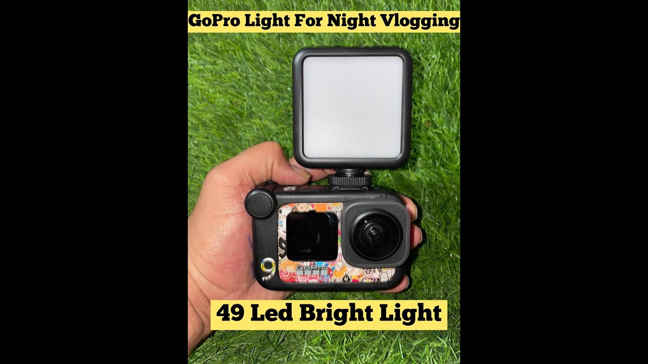 GoPro Light For Night Vlogging ! Best Light For Vloggers ! Night Camping ! GoPro ! 49 Led Light