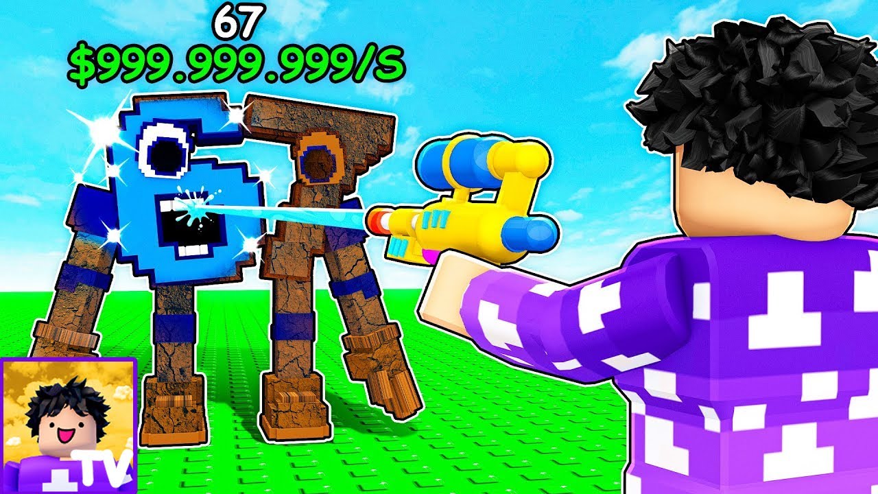 Limpei BRAINROTS SUJOS para ganhar BILHÕES no Roblox