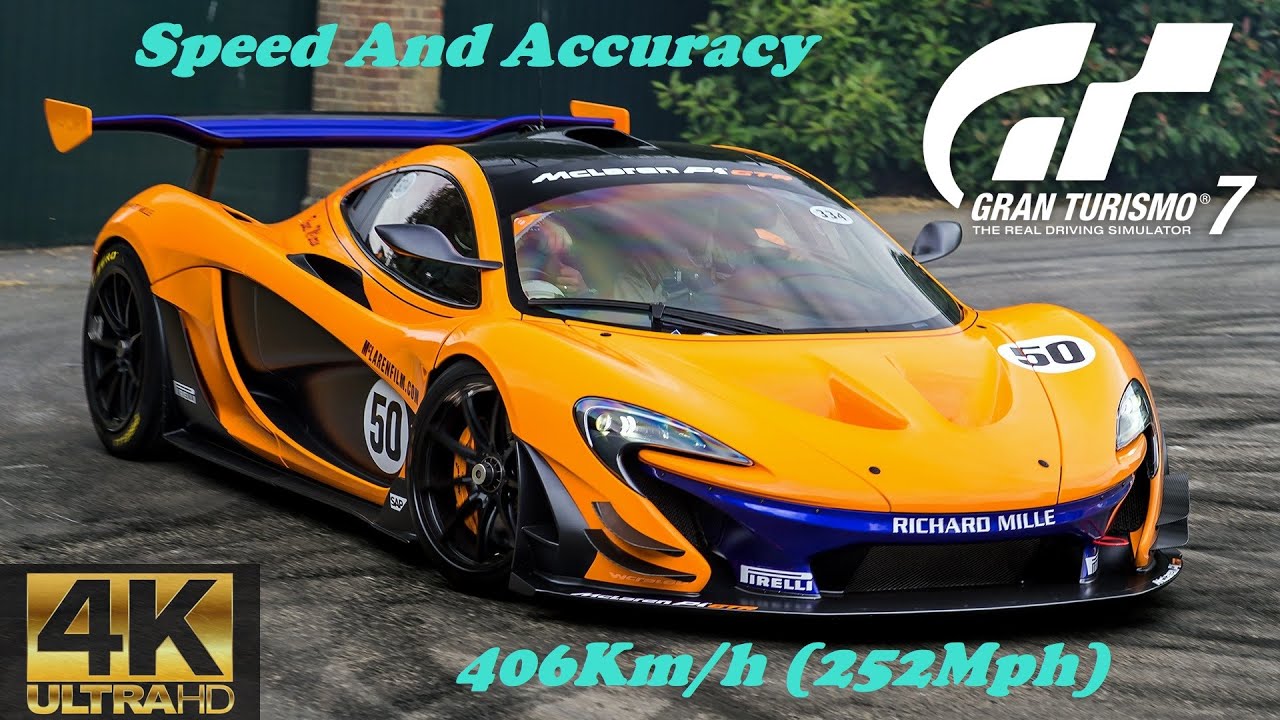 Gran Turismo 7 | 406Km/h McLaren P1 GTR 2016 | Top Speed Fully Max Tuned (PS5)