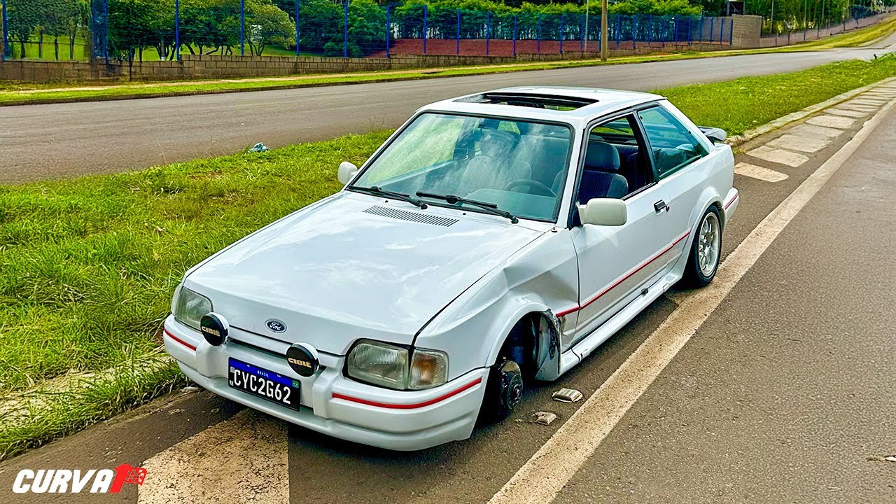 The wheel fell off the Escort XR3.