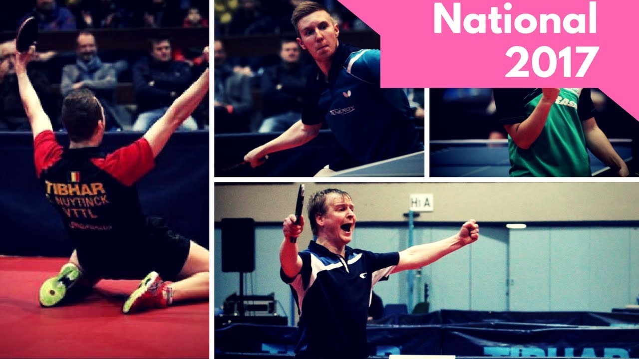 LAMBIET Florent - INDEHERBERG Julien 1/8 BELGIUM NATIONAL 2017 Table Tennis