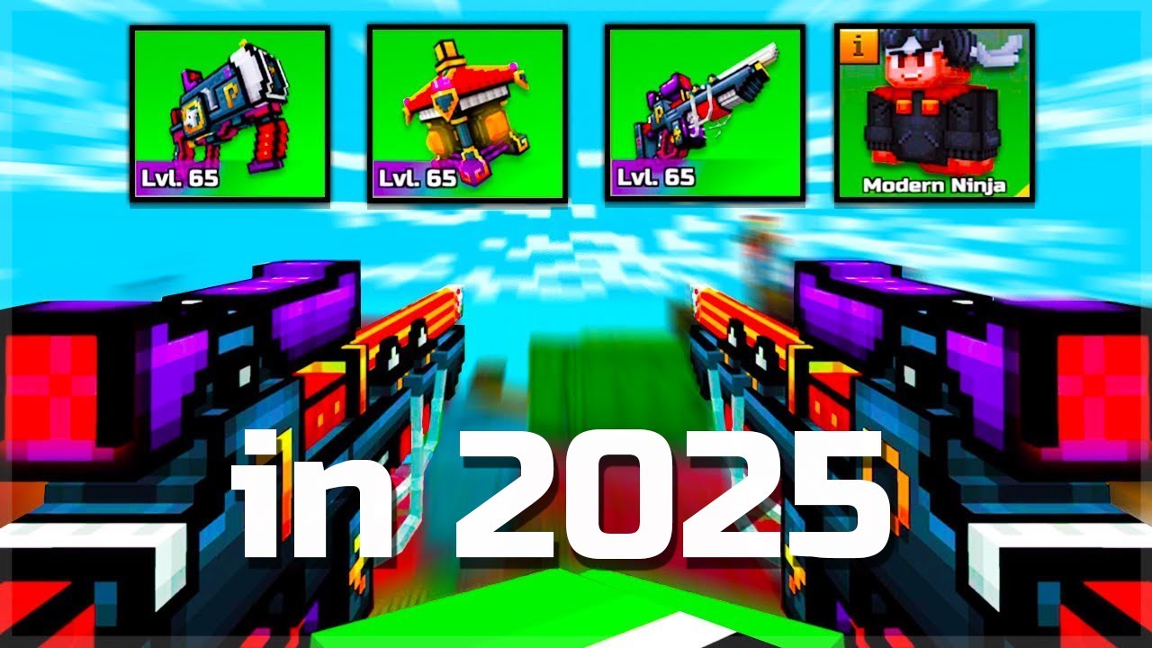 Pixel Gun 3D: Хорош ли набор «Преследуемые ютуберы 2025 года»?