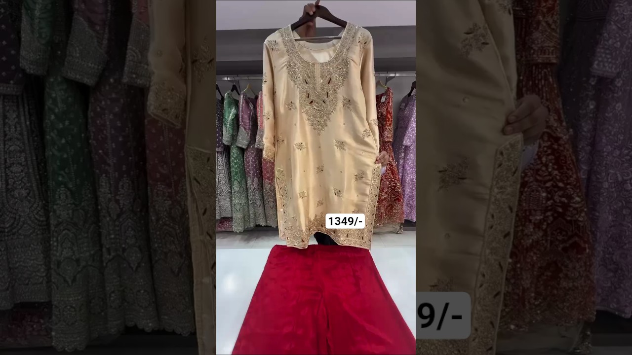 Heavy Embroidery Sequence Work Top-Bottom And Dupatta Set Fully Stitched Ready To Wear 🔥