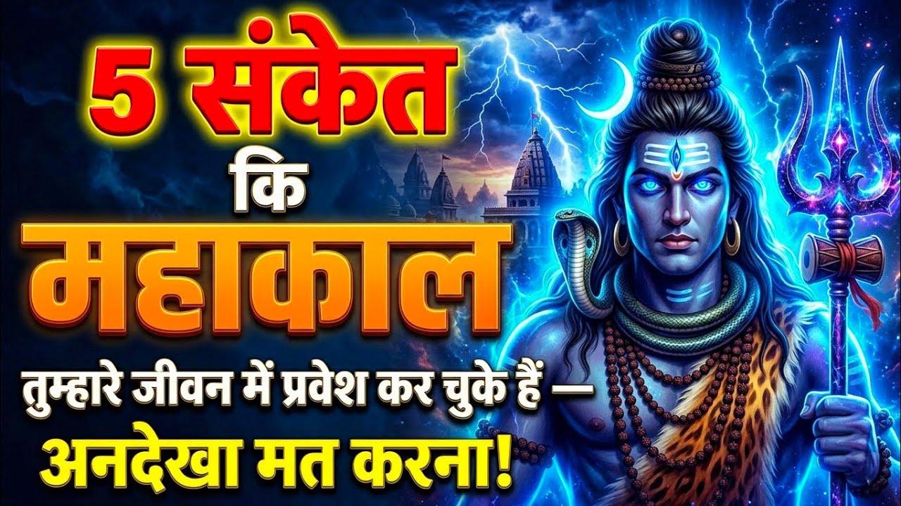5 संकेत कि महाकाल तुम्हारे जीवन में