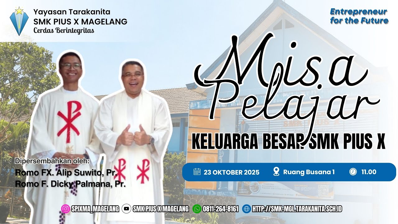 MISA NATAL - UNIT SMP-SMA TARAKANITA DAN SMK PIUS X MAGELANG