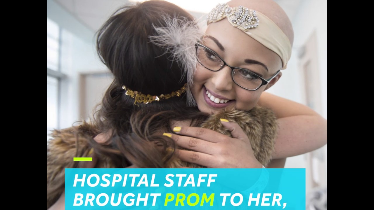 Teen gets her own prom when she's too sick to go to school