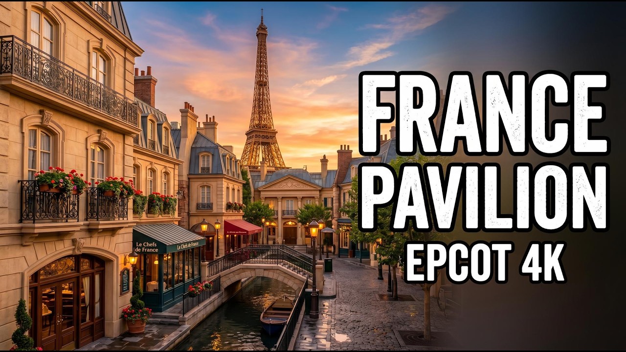 France Pavilion World Showcase - Epcot Disney World |Walking Tour [4K]