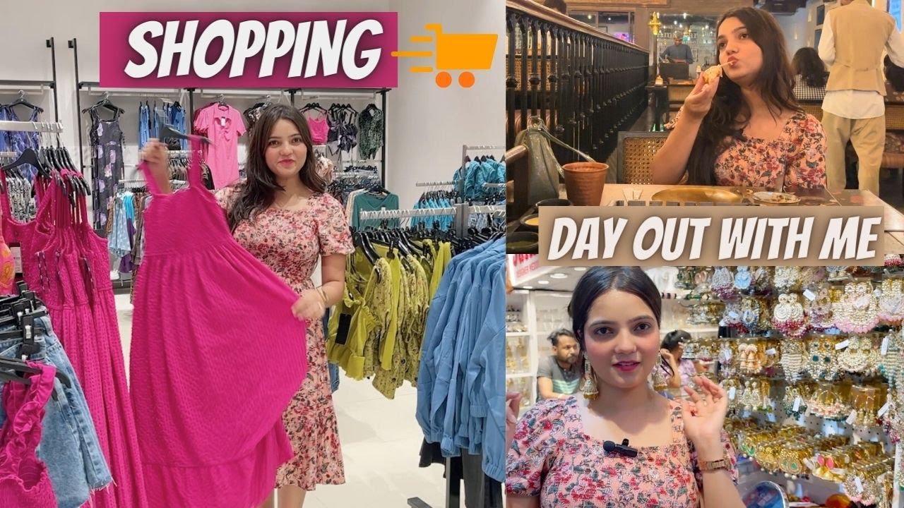 CHANDIGARH SHOPPING VLOG | SECTOR 19 | ELANTE #shoppingvlog  #buffet #earringscollection
