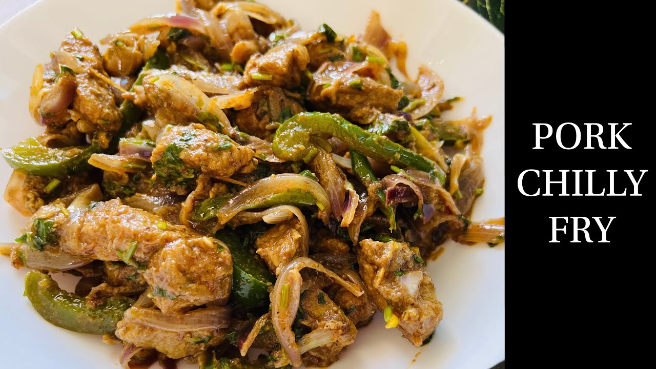 Goan Pork Chili Fry Recipe | Tasty Pork Chilly Fry | Goan Pork Recipes - by Natasha