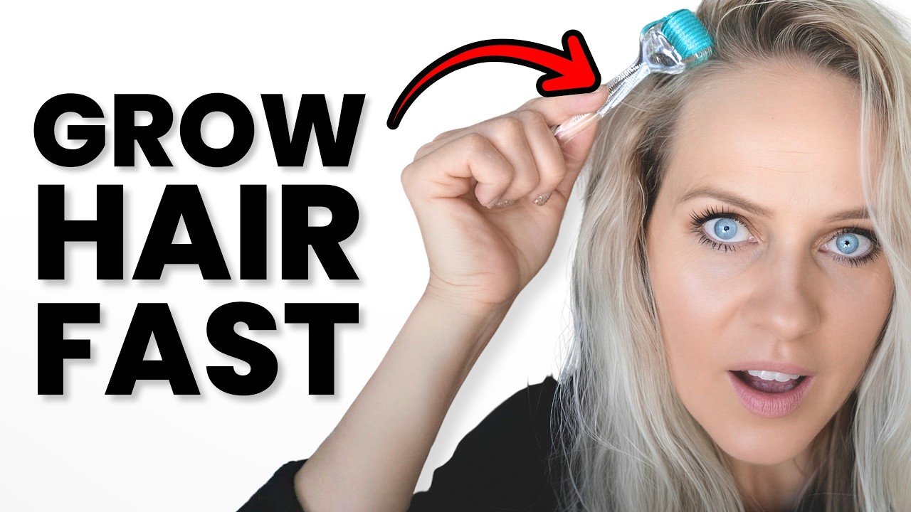 HOW TO GROW LONG HEALTHY HAIR FAST WITH DERMAROLLER(SCALP MICRONEEDLING GUIDE)