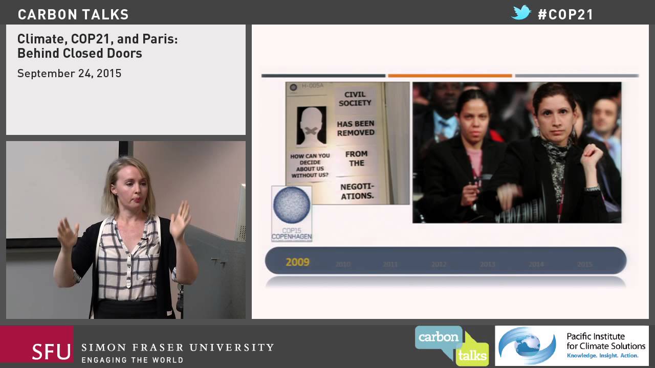 Climate, COP21, and Paris: Behind Closed Doors