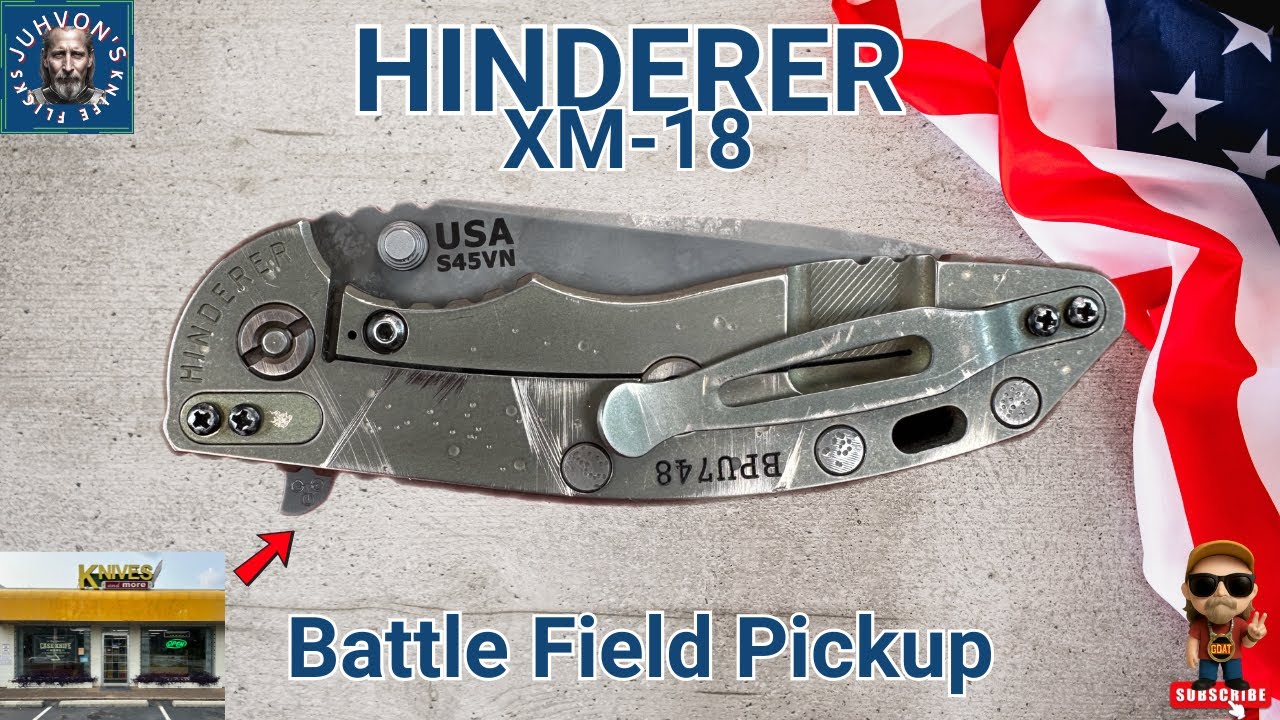 Ultrarzadki Hinderer XM-18 Battlefield Pickup | Limitowana edycja noży do pokazu i opowieści!