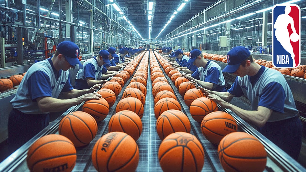 How NBA Basketballs Are Made