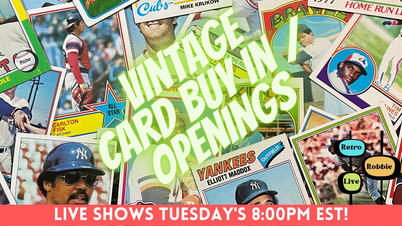 Retro Robbie Live! Vintage Card Hunt!