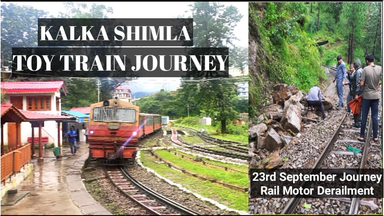 Kalka Shimla Toy Train Experence | Complete Train information | Rail Motor derailment 23rd September