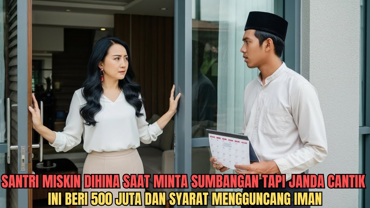 Santri Miskin Dihina Warga Saat Minta Sumbangan, Hingga Bos Cantik Membuka Pintu Dan Lakukan Hal Ini