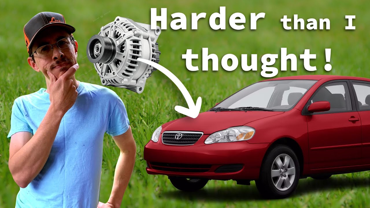 I was stumped! Fixing my 2007 Corolla alternator and fuse