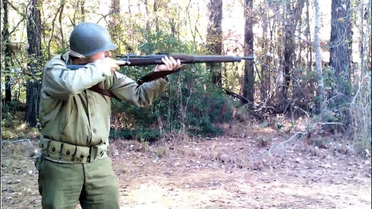 Firing the M1903 Springfield