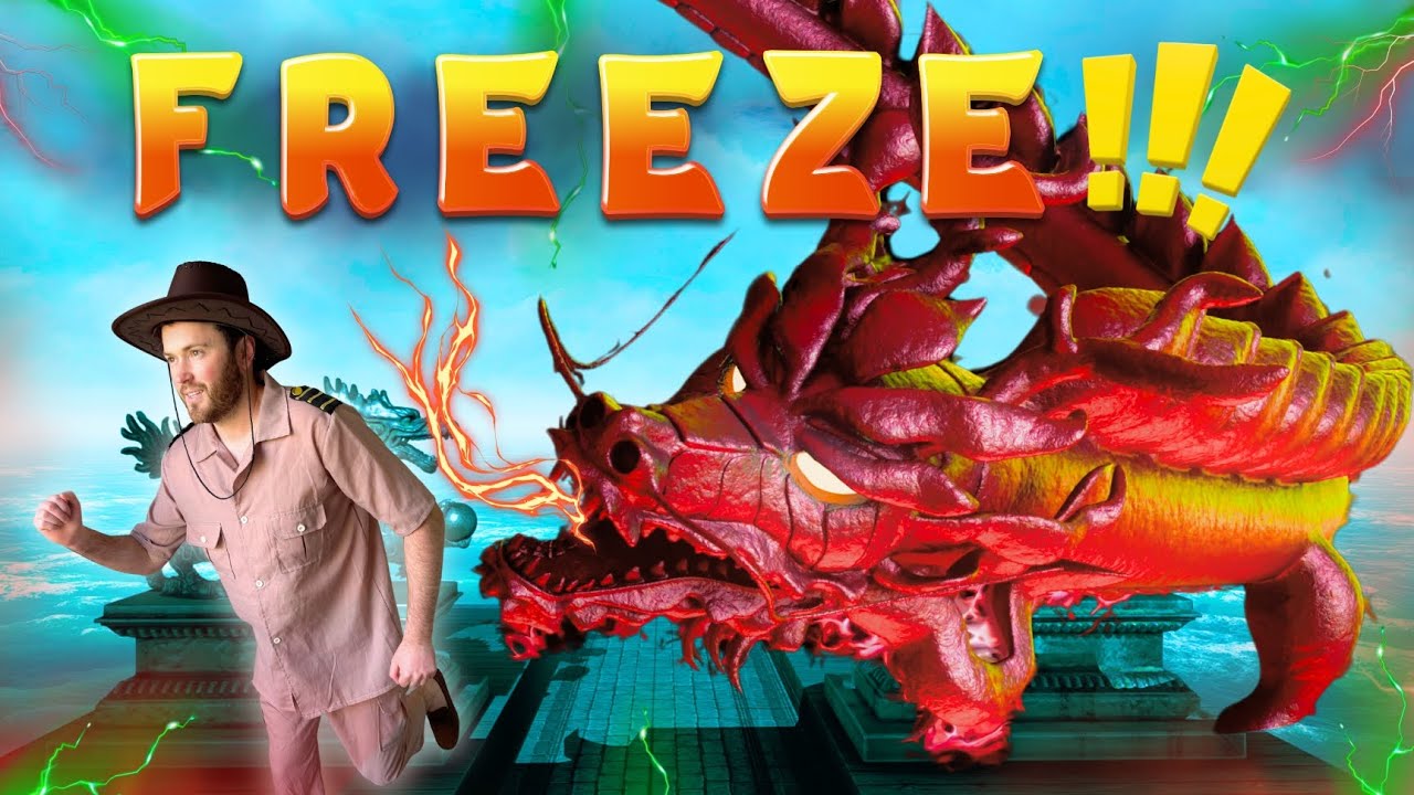 Игра &laquo;Красный свет дракона &mdash; зелёный свет&raquo;! 🐉 Испытание &laquo;Не двигайся&raquo; от исследователя Райли