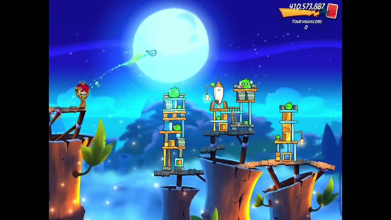 MEBC with 2 Bonus Birds, 10rm, No Red,Blues,Chuck,Matilda,Hal - Mighty Eagle Bootcamp, Angry Birds 2