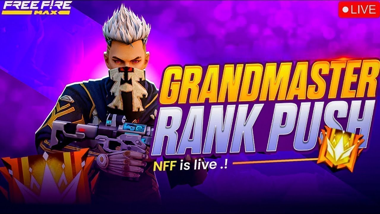 "GRAND MASTER PUSH🔥CRAZY CHALLENGES | Road to Top | Free Fire Max Telugu | NARUTO FF YT"