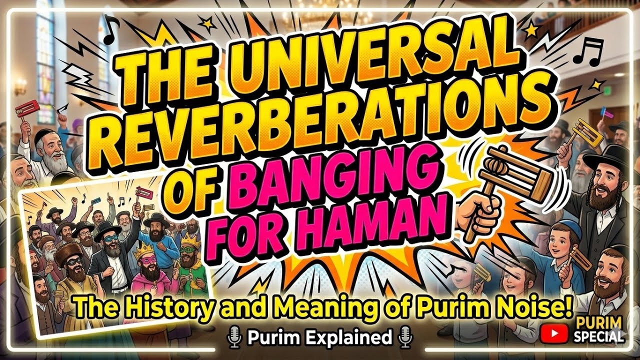 The Univesal Reverberations of Banging For Haman - History & Halacha