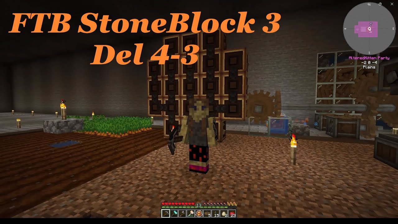 Moddat Minecraft på Svenska - Mechanical crafter - FTB StoneBlock 3 Del 04-3