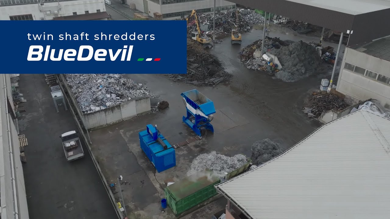 Zato | Trituratore bialbero:Blue Devil presso Fiducia Srl, il miglior partner per chi lavora metalli