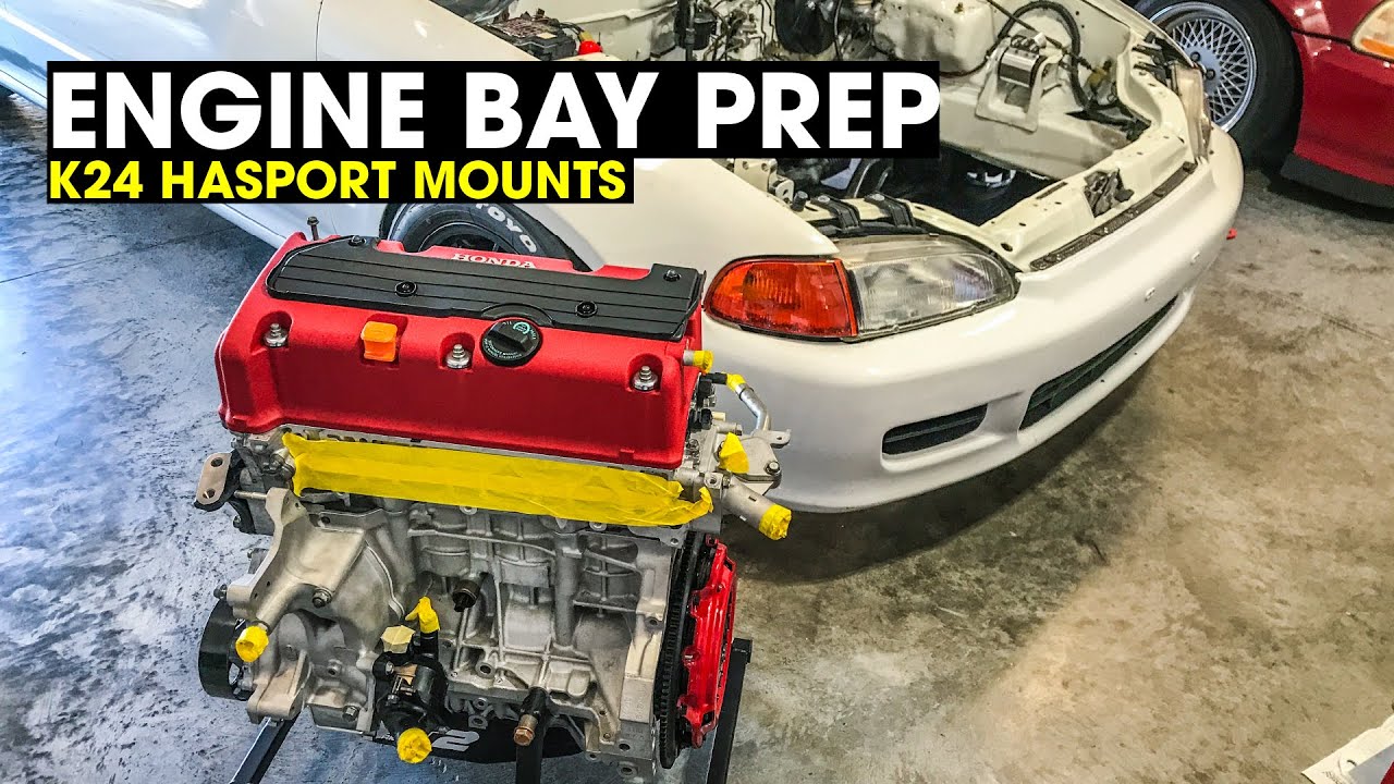 K Swap Passenger Side Mount Removal | Civic EG