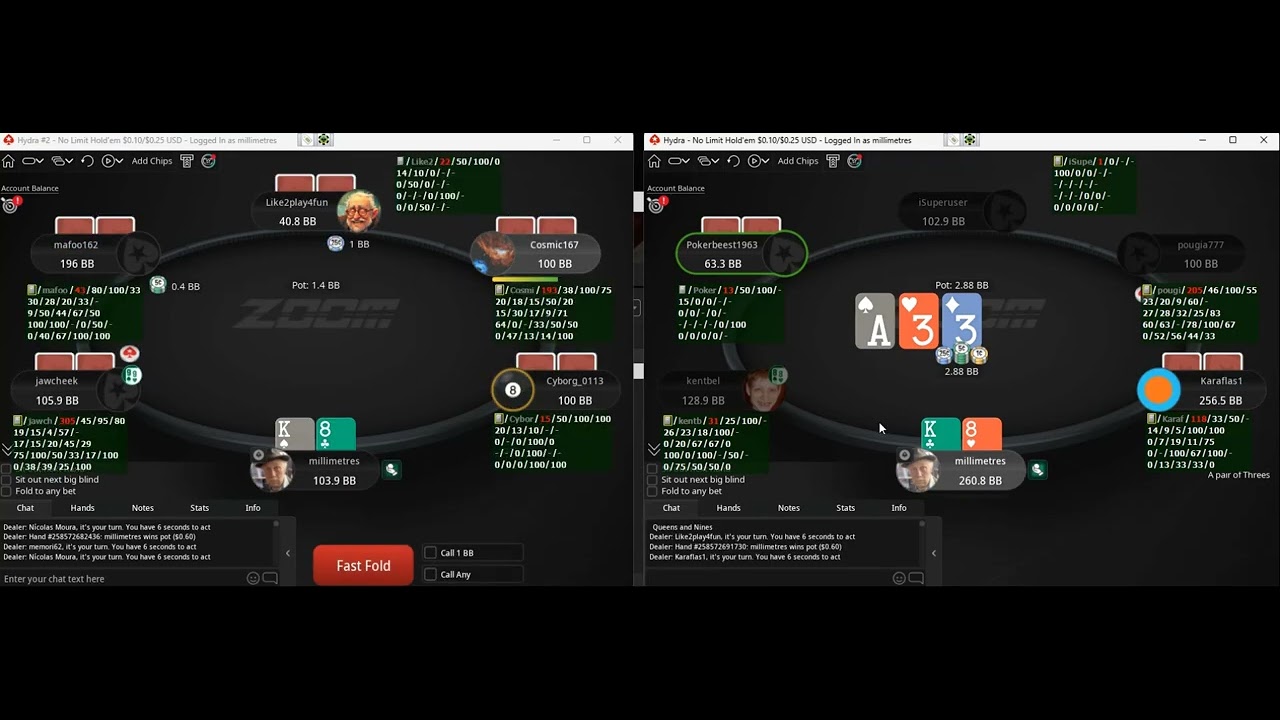 &pound;25nl Zoom On Pokerstars
