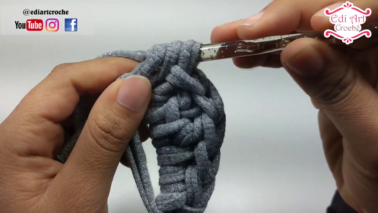 Fio de malha por onde começar?? | Edi Art Crochê