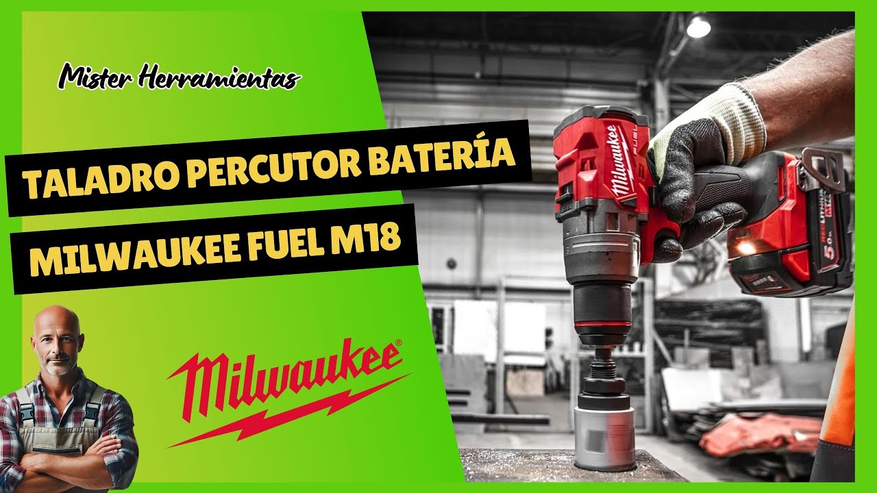 Análisis del Taladro percutor a batería Milwaukee Fuel M18 de Cuarta Generación: Milwaukee FPD3 502X