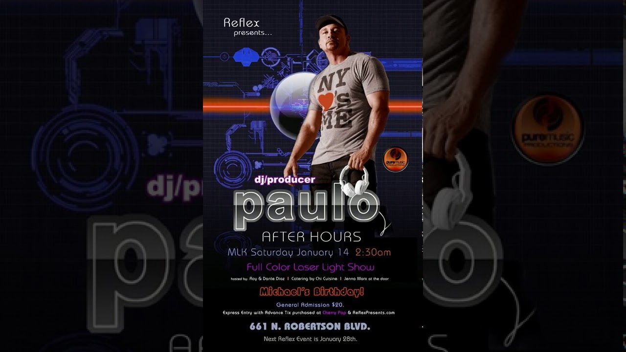 DJ Paulo Live @ Reflex Los Angeles