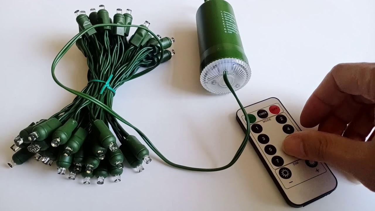 Christmas Lights Battery Operated with Remote Control