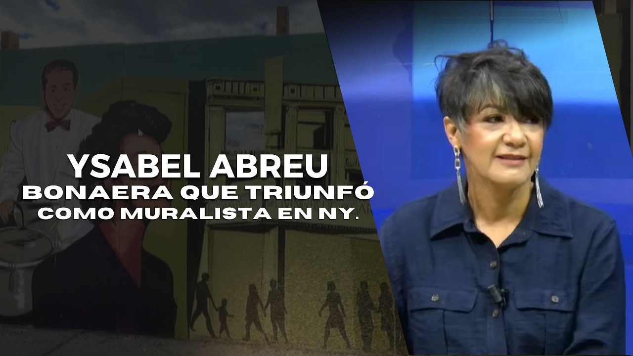 Ysabel Abreu, bonaera que triunfó como muralista en NY.