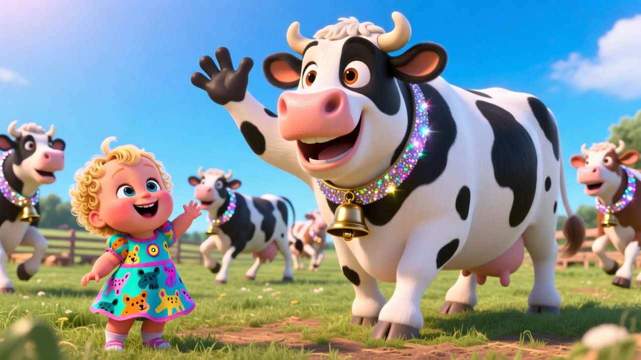 Farmyard Boom Boom Day 🚜🐮 Fun Animal Song for Kids | Farm Nursery Rhyme