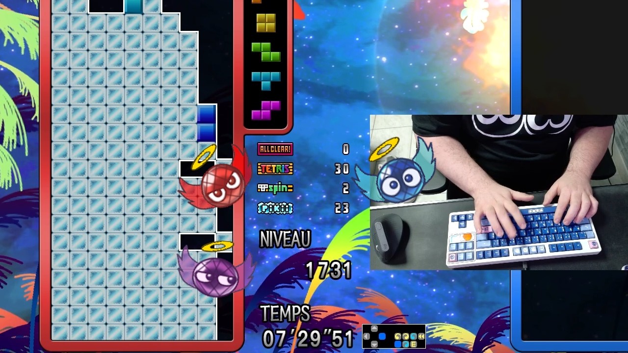 Unconscious advancement... | Tetris The Grand Master 4: Master mode 0→1731 (TGM)