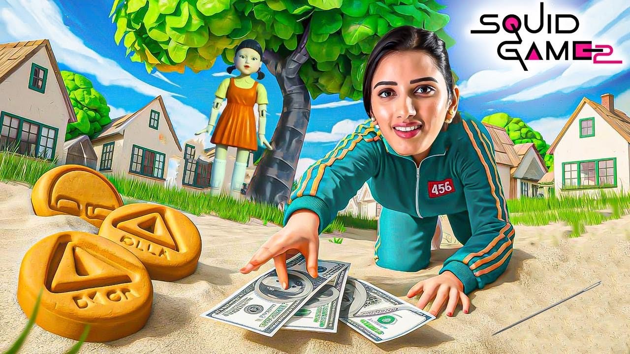 Impossible Squid Game Dalgona Cookie  Challenge 💀 Can We Win