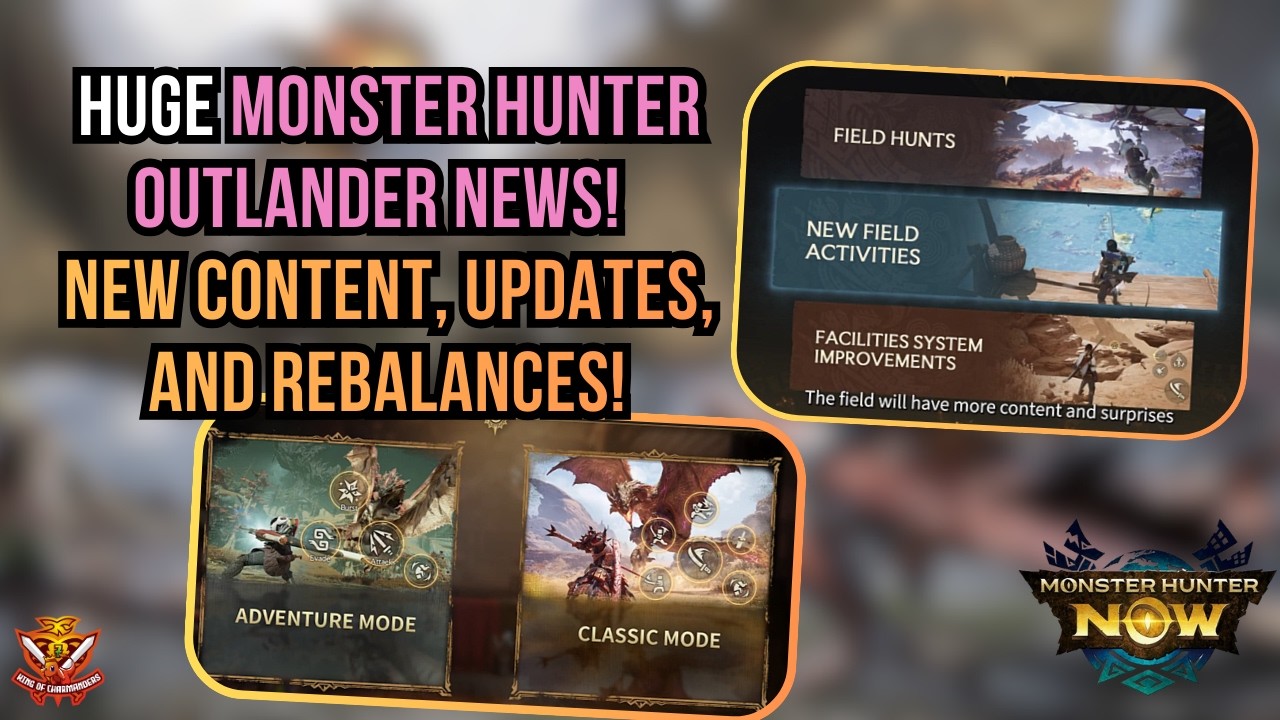 HUGE MONSTER HUNTER OUTLANDER NEWS! NEW CONTENT, UPDATES, & REBALANCES! Closed Beta Tester Reaction!