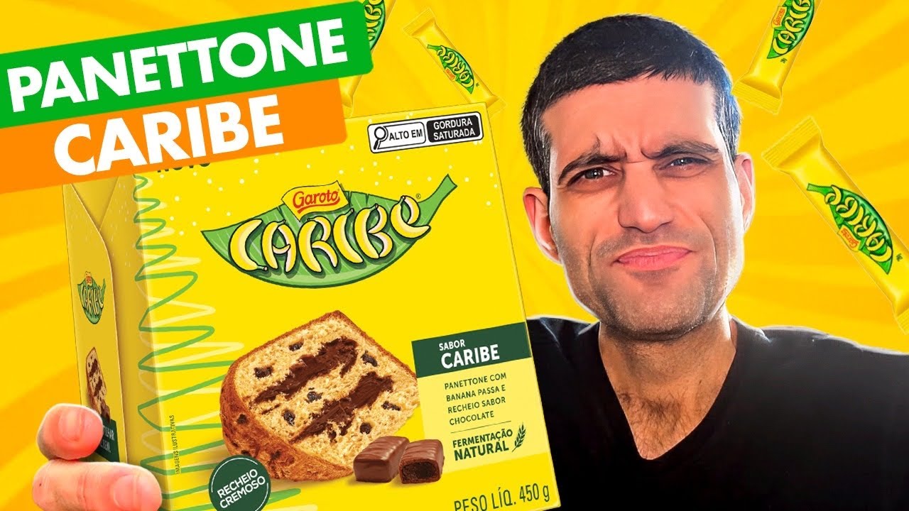 Comi o PANETONE sabor CARIBE da Nestlé