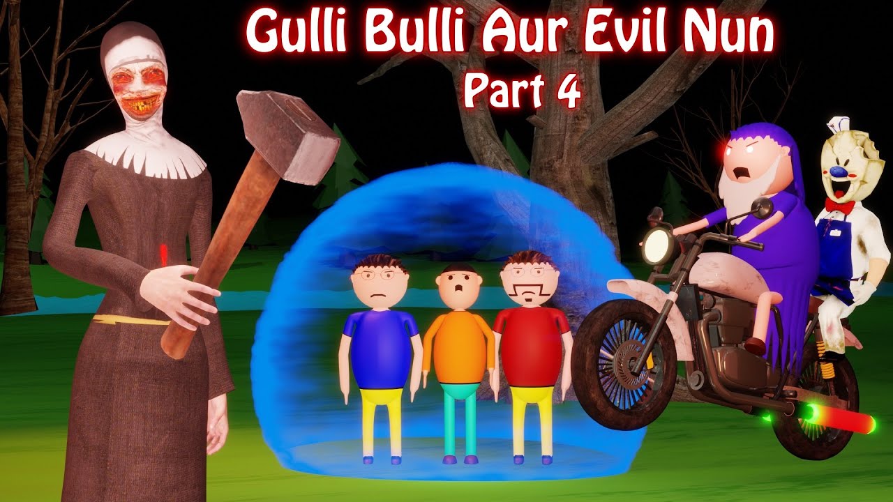Gulli Bulli Aur Evil Nun Part 4 | Gulli Bulli | Horror Story | Gulli Bulli Cartoon