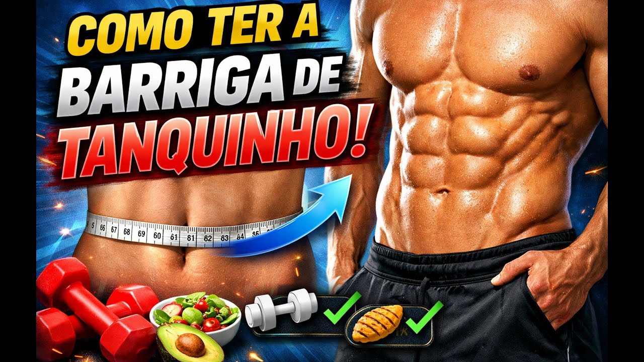 COMO ter a BARRIGA de TANQUINHO PASSO a PASSO